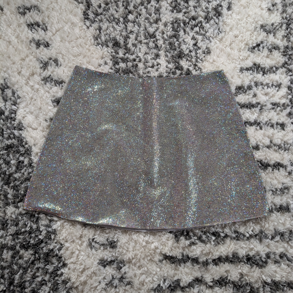 House Of Harlow Rhinestone Mini Skirt